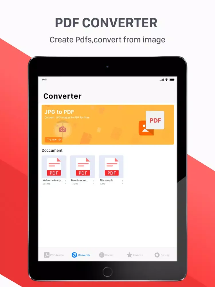 Скриншоты PDF Reader: PDF Converter 2019 iPad 
