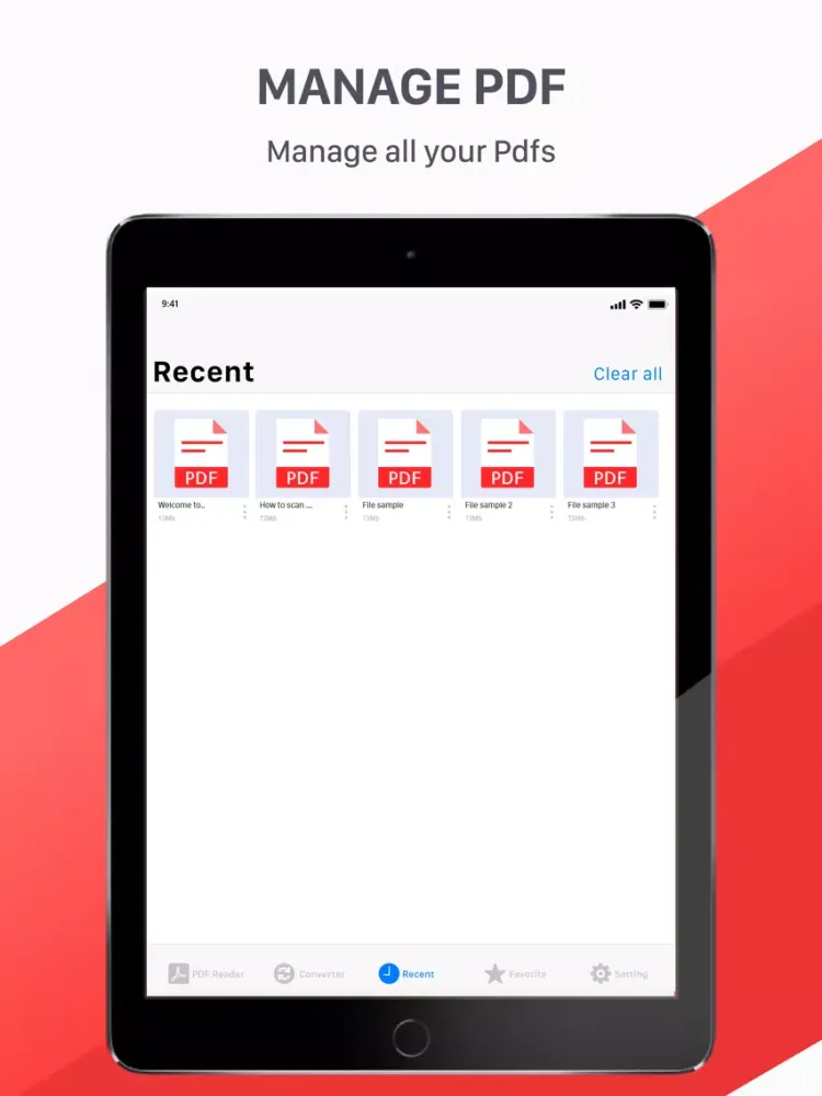 Скриншоты PDF Reader: PDF Converter 2019 iPad 