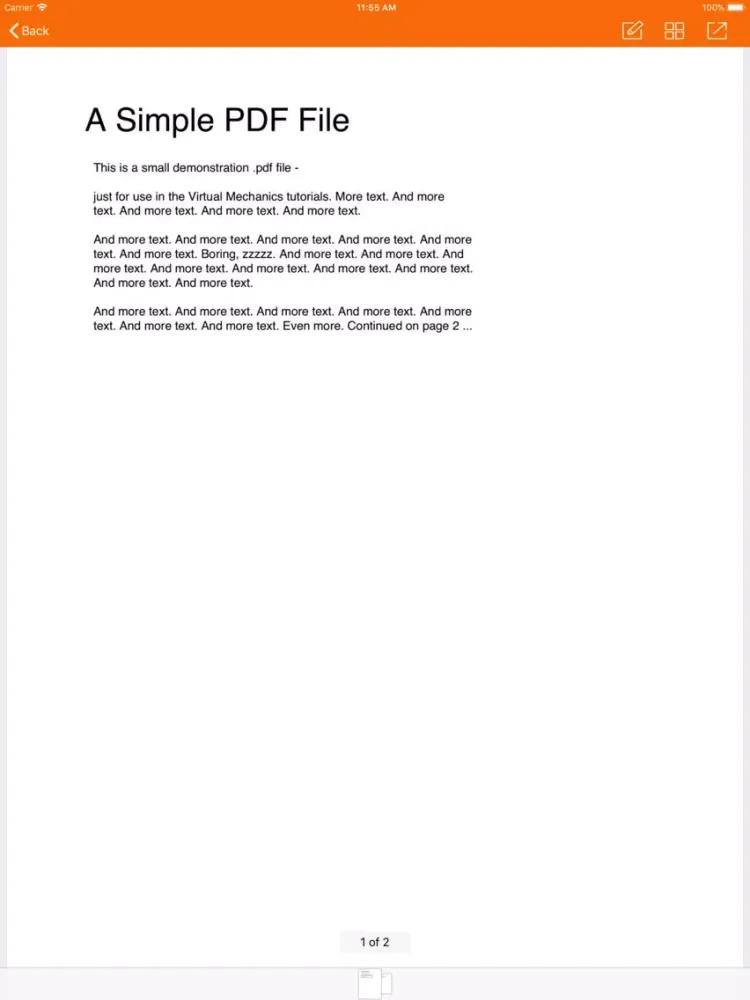 Capturas de pantalla de PDF Reader & Editors iPad 