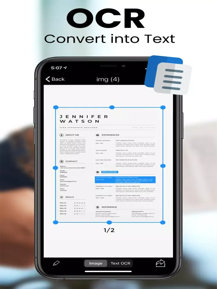 Ảnh chụp màn hình của Scanner PDF : Scan Document iPad 