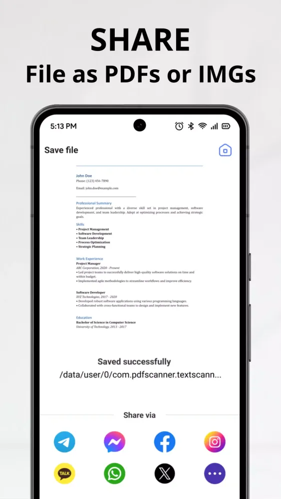 Captures d'écran de PDF Scanner, Image to text