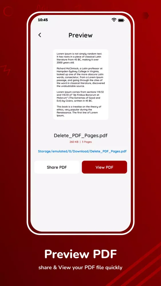 Remove Pages from PDF স্ক্রিনশট