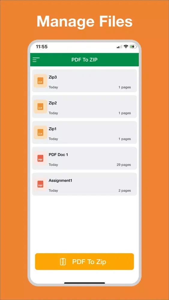 PDF To Zip : PDF Editor স্ক্রিনশট