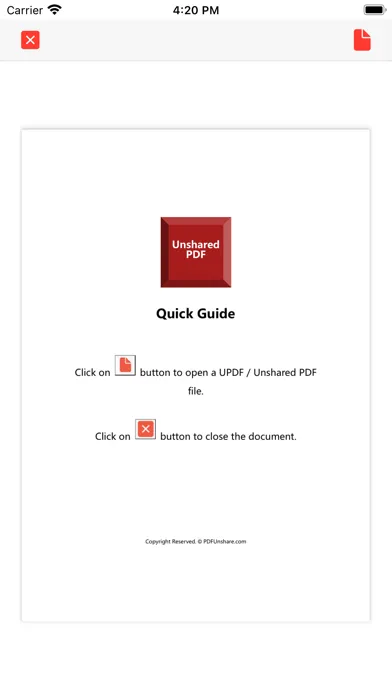 Unshared PDF Reader應用截圖