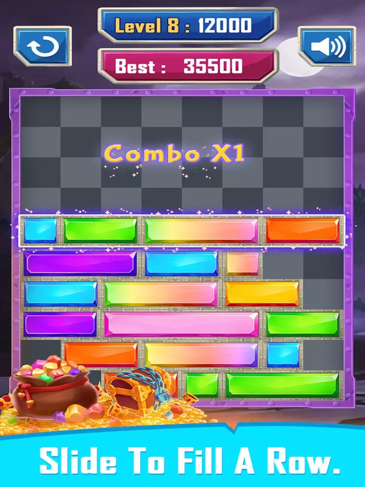 تصاویر Classic Jewel block Puzzle iPad 
