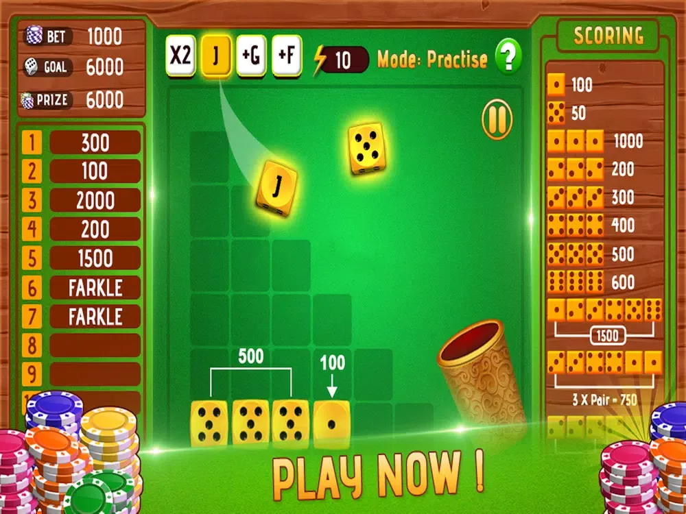 Royale Farkle King Game iPad  স্ক্রিনশট