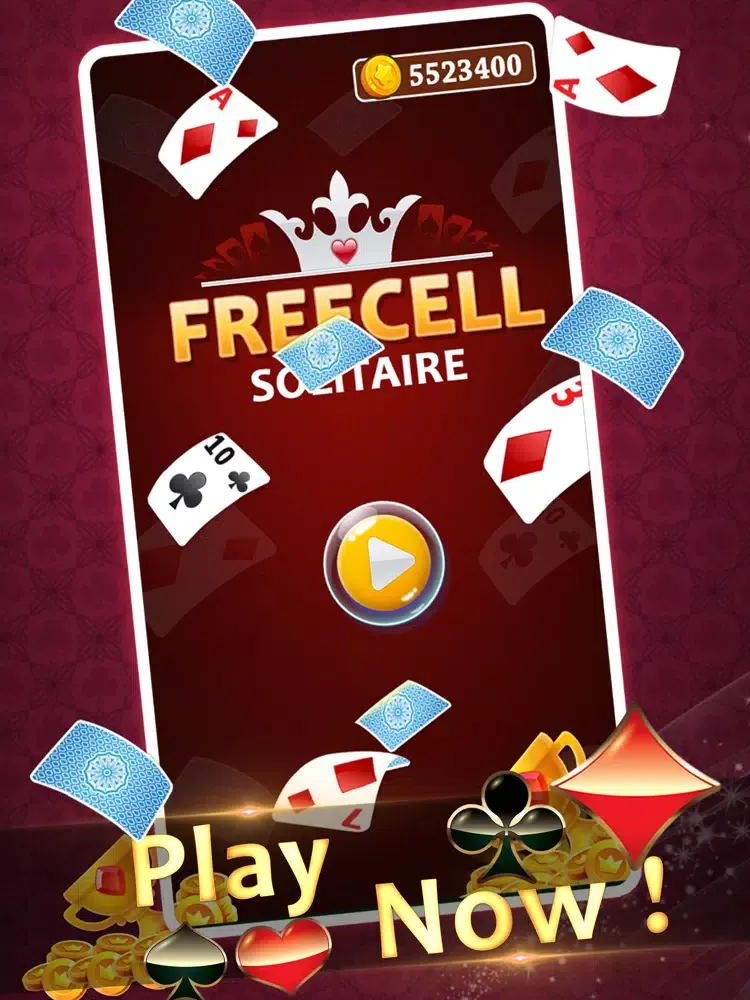Classic Solitaire Freecell iPad  Screenshots