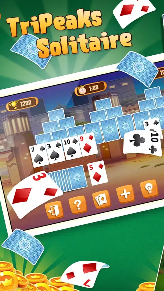 Screenshot di TriPeaks Classic Card Game