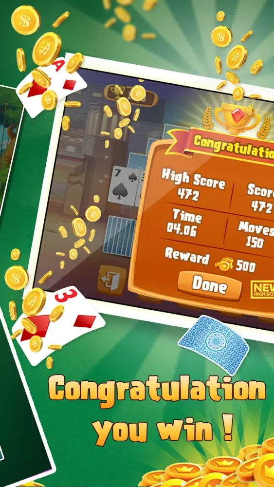 Screenshot di TriPeaks Classic Card Game