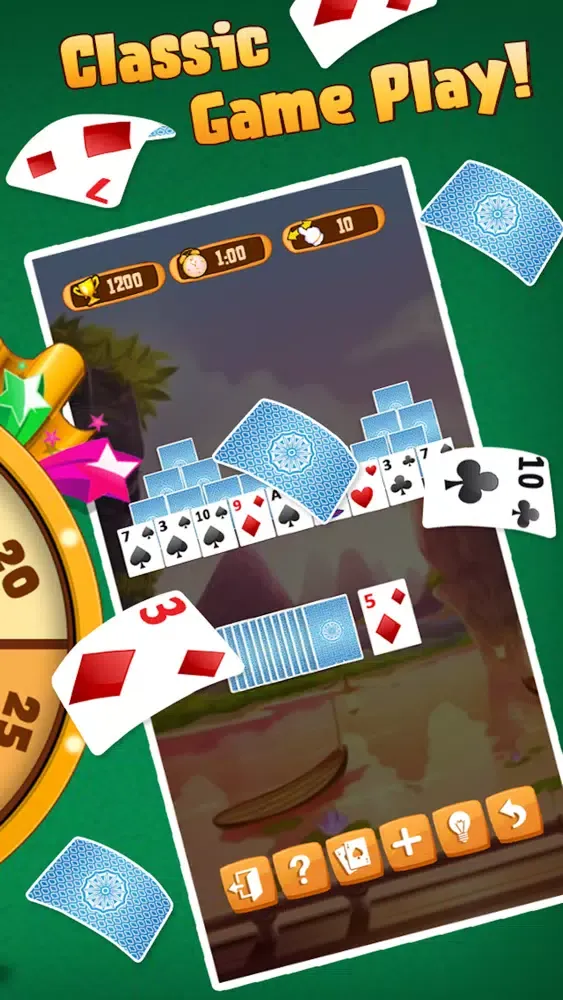 Screenshot di TriPeaks Classic Card Game