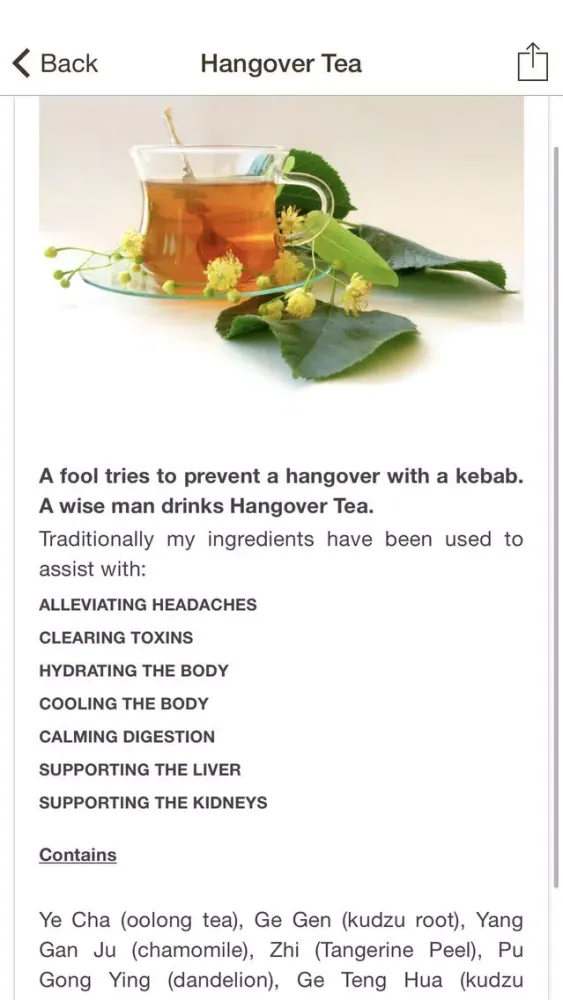 Healthy Tea سکرین شاٹس