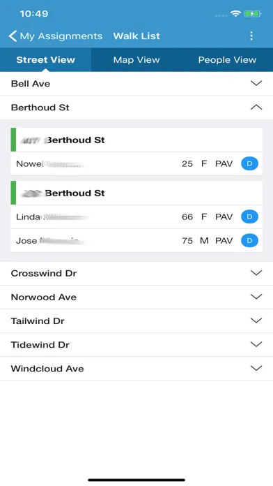 PDI Mobile Connect Screenshots