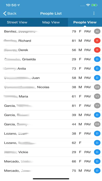 PDI Mobile Connect Screenshots