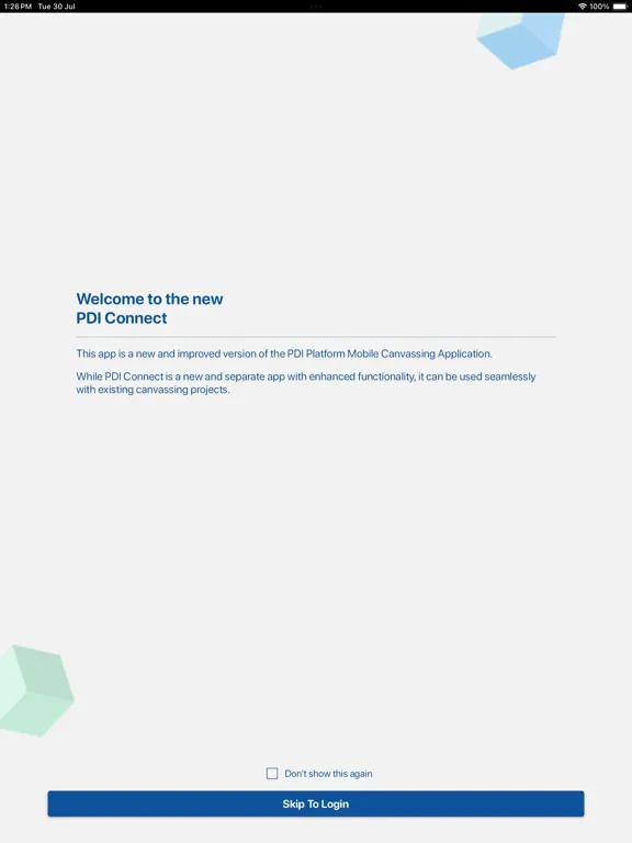 PDI Connect iPad  Ekran Görüntüleri