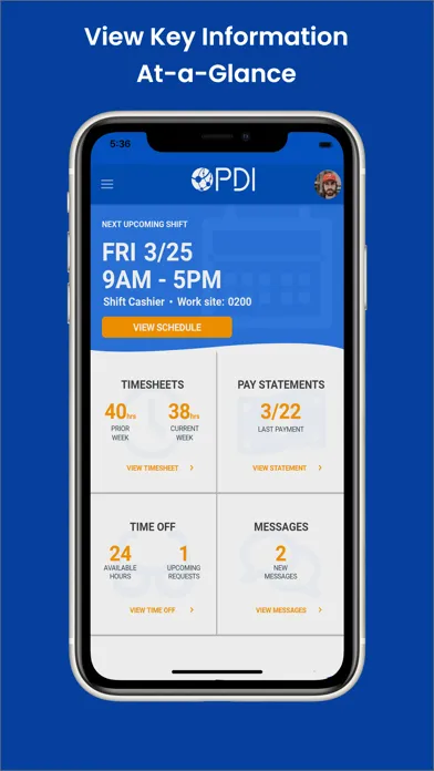PDI Employee Self-Service স্ক্রিনশট