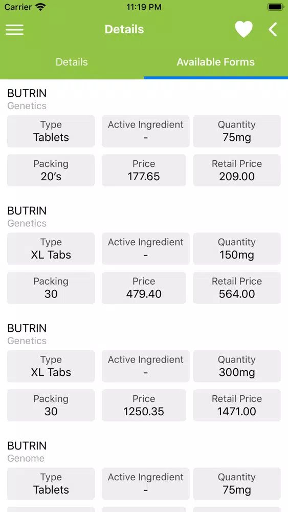 Pakistan Drug Manual Ekran Görüntüleri