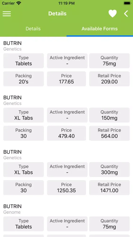 Скриншоты Pakistan Drug Manual