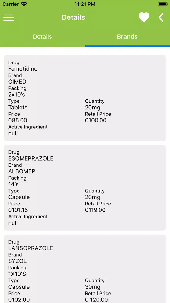 Pakistan Drug Manual Ekran Görüntüleri