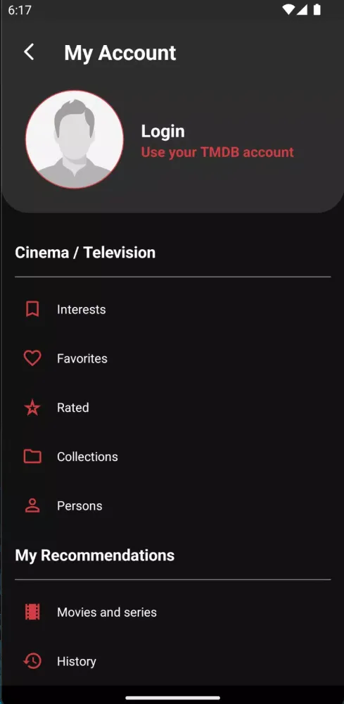 Tangkapan layar Metro Movie Database