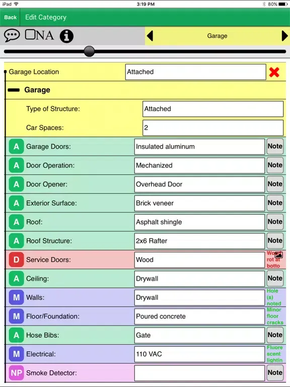 Palm-Tech Home Inspection App iPad  スクリーンショット