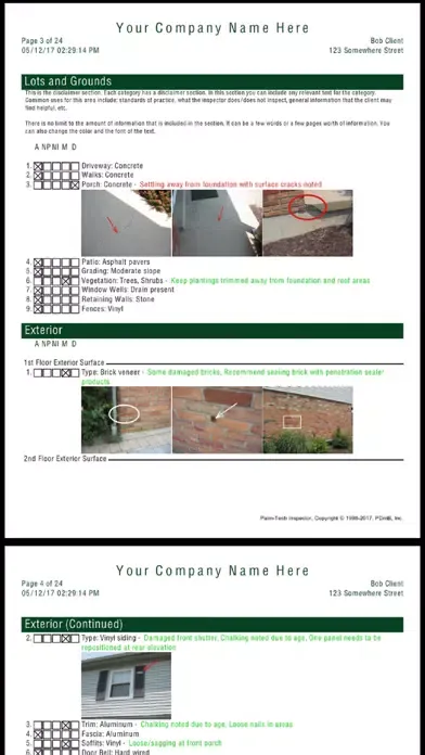 Palm-Tech Home Inspection App スクリーンショット