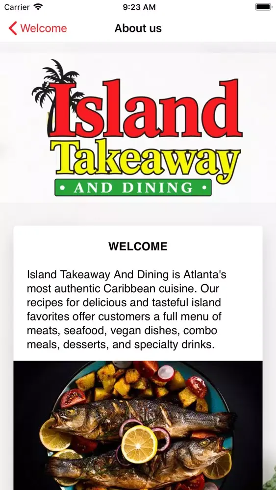 Screenshot di Island Takeaway & Dining ATL