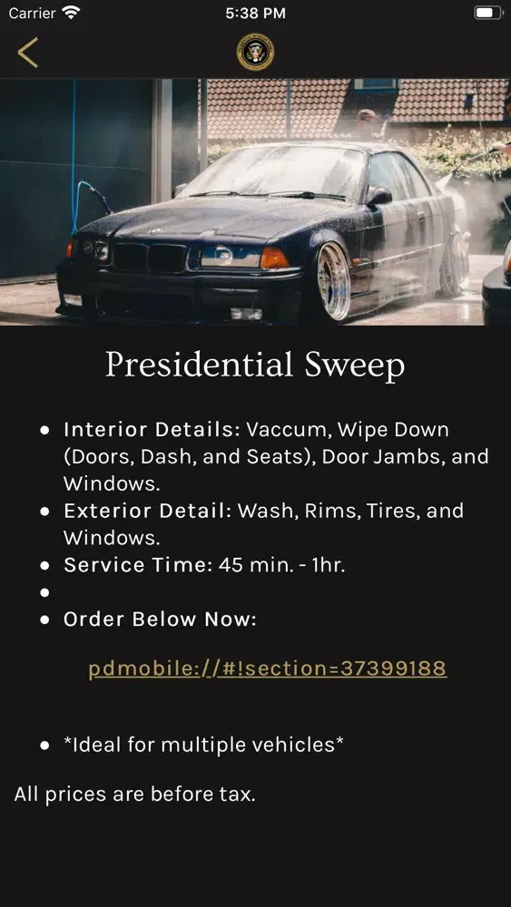 Capturas de pantalla de Presidential Detailers