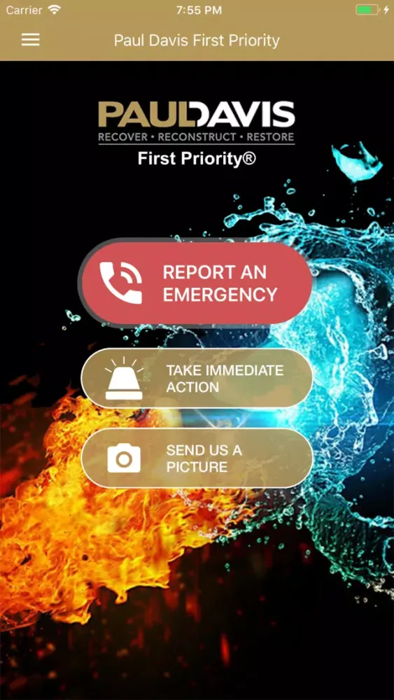 Tangkapan skrin Paul Davis - First Priority