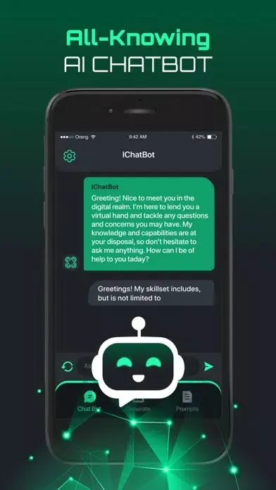 Скриншоты iChatBot: AI Chatbot Assistant