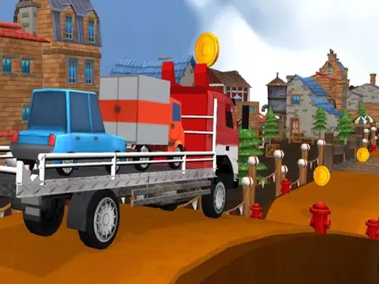 Capturas de pantalla de car carrier trailer truck iPad 