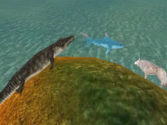 Screenshot di Wolf Simulator 2016. Real Howling Wild Wolves In Virtual Hunting iPad 