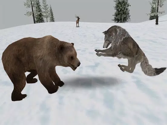 Wolf Simulator 2016. Real Howling Wild Wolves In Virtual Hunting iPad  Screenshots