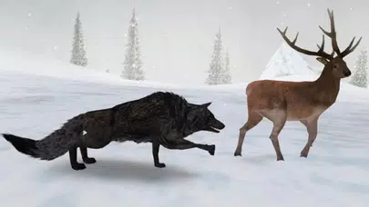 Wolf Simulator 2016. Real Howling Wild Wolves In Virtual Hunting Screenshots