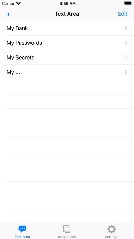 My Secret Area স্ক্রিনশট