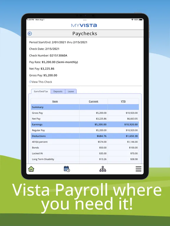 PDS Vista iPad  स्क्रीनशॉट