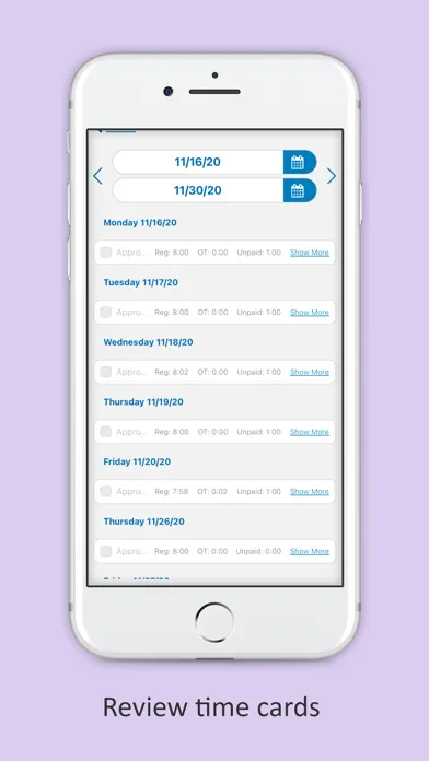 Screenshot di Vista Time Kiosk