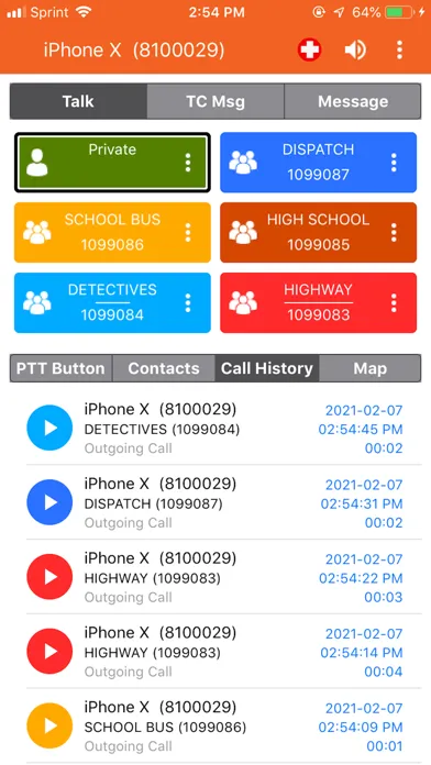 TeamConnect PTT应用截图