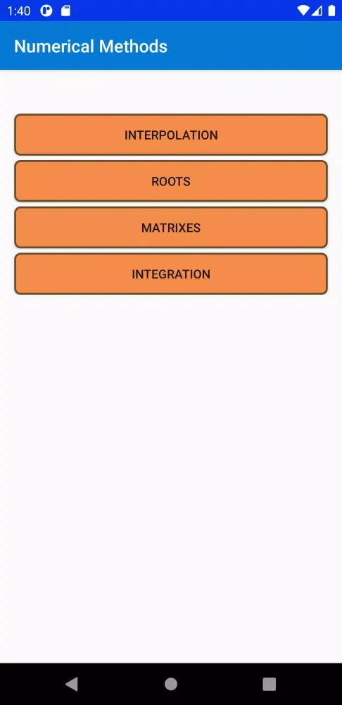 Numerical Methods应用截图