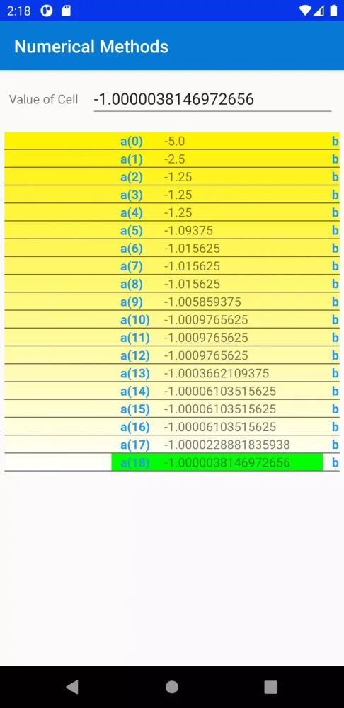 Numerical Methods应用截图