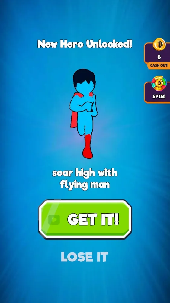 Capturas de tela do Bitcoin Hero Race