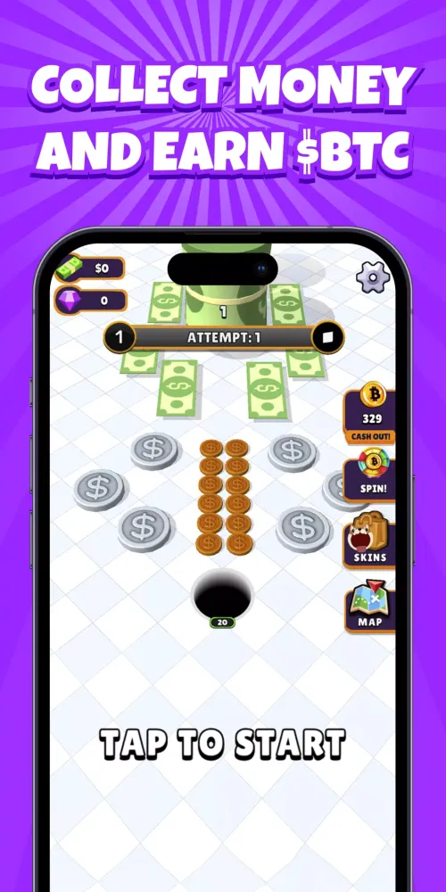 Tangkapan skrin Bitcoin Hole