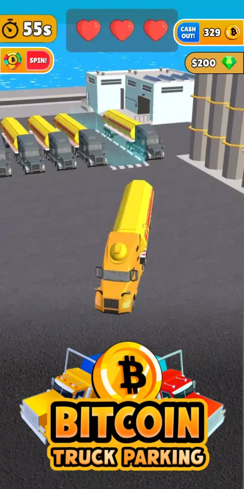 Tangkapan layar Bitcoin Truck Parking