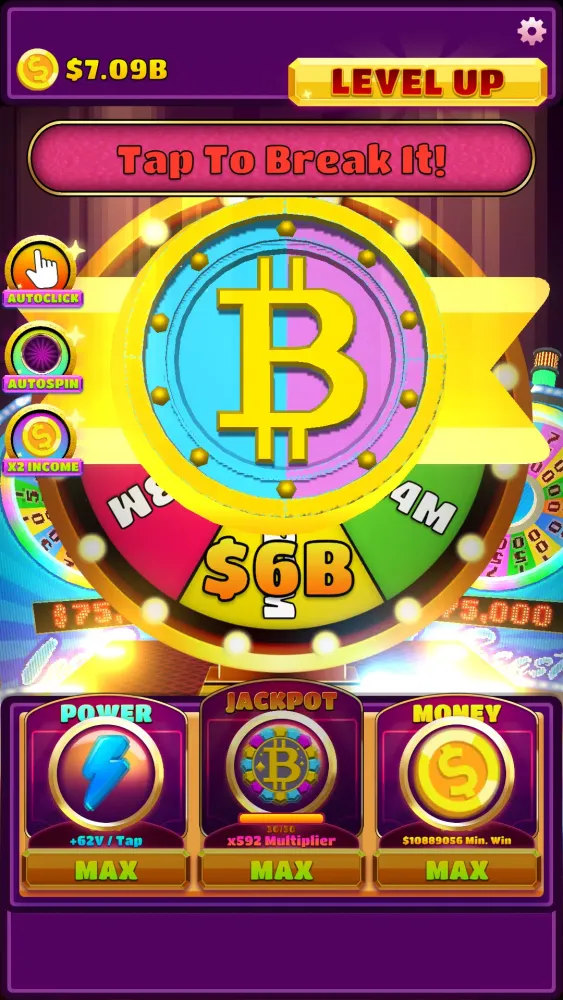 Bitcoin Spin Screenshots