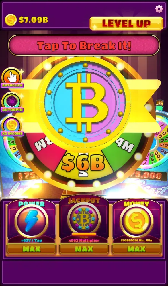 Bitcoin Spin Screenshots