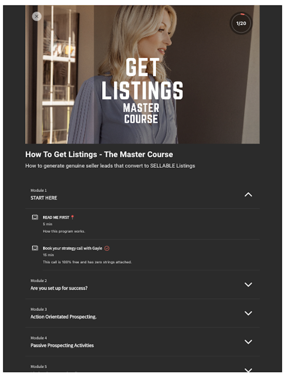 Captures d'écran de Get Listings Bootcamp iPad 