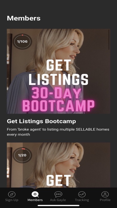Captures d'écran de Get Listings Bootcamp