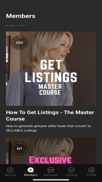 Captures d'écran de Get Listings Bootcamp
