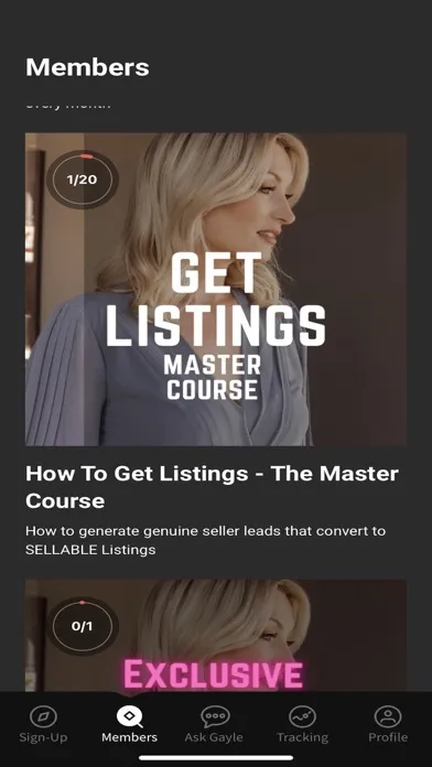 Get Listings Bootcamp スクリーンショット