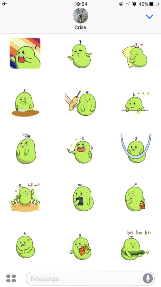 Скриншоты Peamoji Stickers