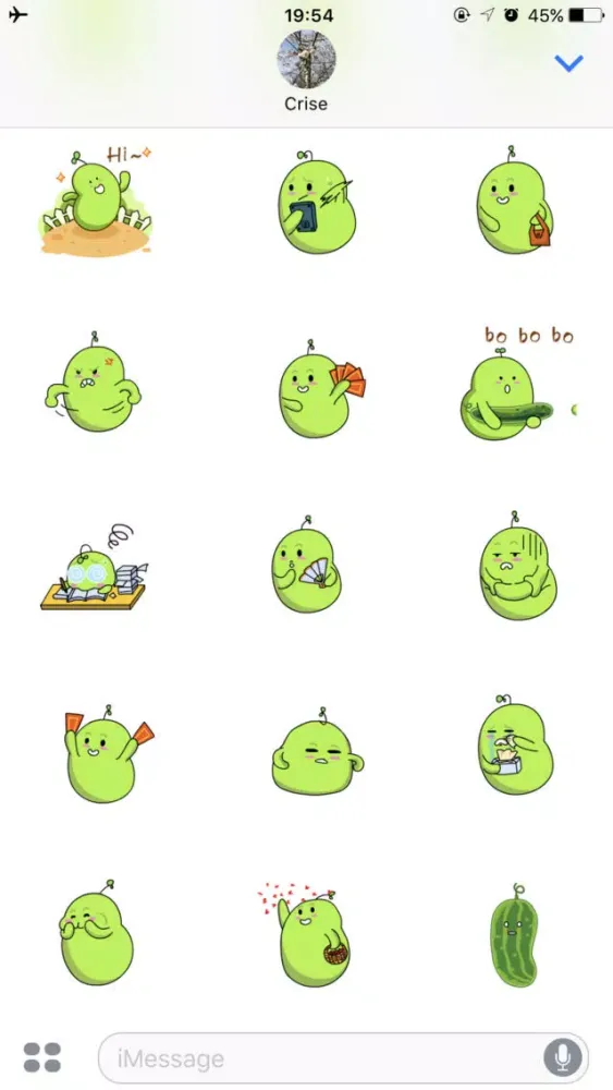 Скриншоты Peamoji Stickers